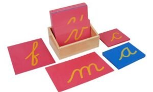 Letras de Lija - Letra cursiva (PREVENTA)