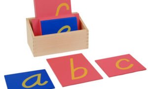 Letras de lija estilo D’Nealian (con o sin caja) (PREVENTA)