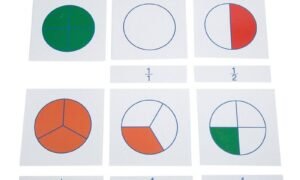 Tarjetas para los bolos grandes de fracciones (PREVENTA)