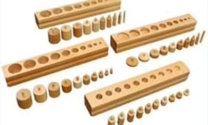 Bloques de cilindros Montessori de madera (PREVENTA)