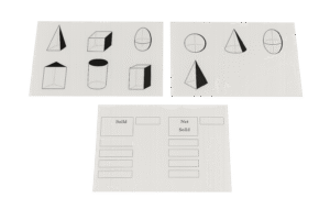Tarjetas geométricas Montessori – segunda serie (PREVENTA)