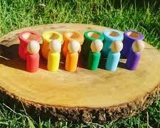 Clavijas de Colores con Vasos-(PREVENTA)