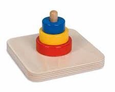 Tres discos sobre varilla vertical (PREVENTA)