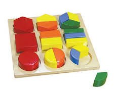 Bandeja de Figuras Geométricas para Ensamblar (PREVENTA)