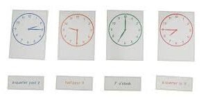 Tarjetas de 3 partes con Relojes (PREVENTA)