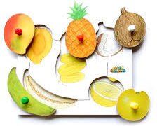 Rompecabezas simple de frutas (PREVENTA)