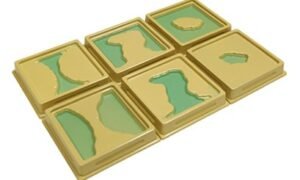 Bandejas de formas de tierra y agua – Set 1 (PREVENTA)