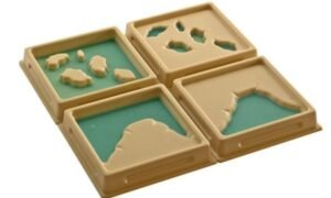 Bandejas de formas de tierra y agua – Set 2 (PREVENTA)