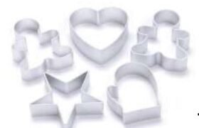 Cortantes de galletas (set de 5) (PREVENTA)