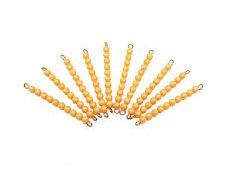 9 barras doradas de diez cuentas (PREVENTA)