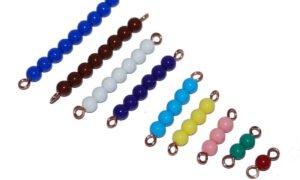 Escaleras de cuentas de colores 1–9 (PREVENTA)