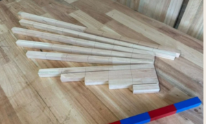 Barras rojas y azules